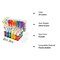 Tie Dye Kit, 24 Colors Tie Dye Shirt DIY Fabric Dye for Women, Kids, Men, with Rubber Bands, Gloves, Plastic Film and Table Covers for Family Friends Group Party Supplies